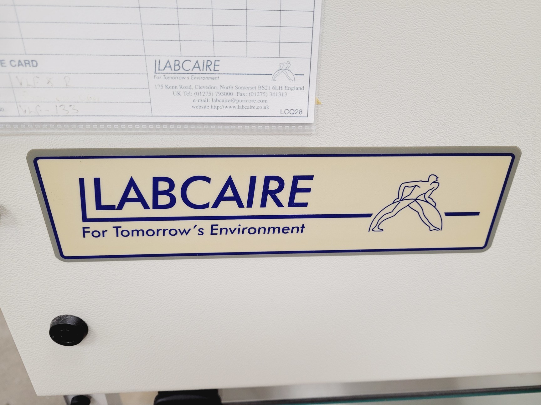 Image of Labcaire Model - VLF-R Recirculating Vertical Laminar Flow Cabinet Lab