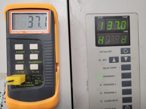 Thumbnail image of Gallenkamp Laboratory Incubator Shaker  Cat no. IOX400.XX2.C Lab