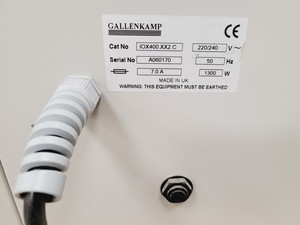 Thumbnail image of Gallenkamp Incubator Shaker Cat no. IOX400.XX2.C Lab
