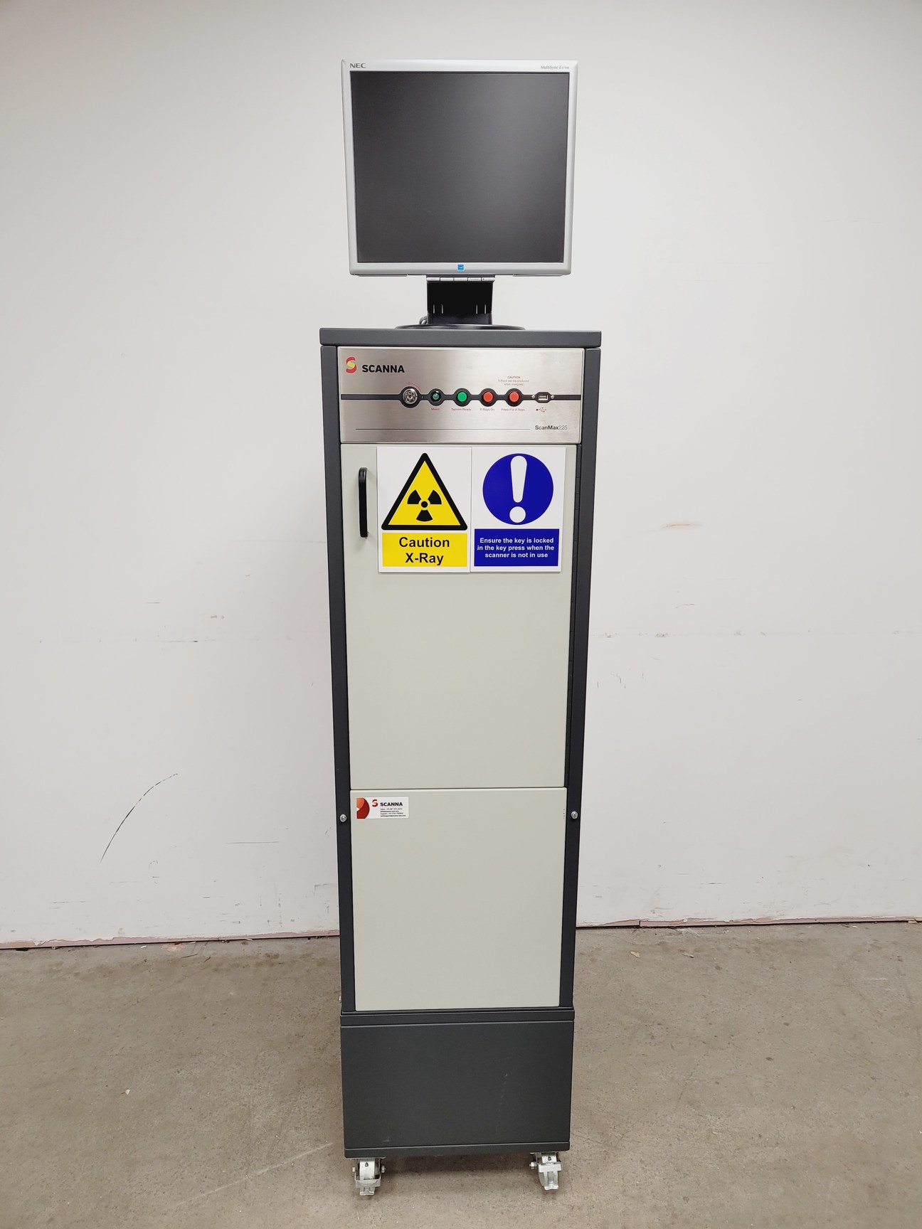 Scanna ScanMax 225 Mailroom Postal X-Ray Machine SMB225D2G20 Lab Faulty
