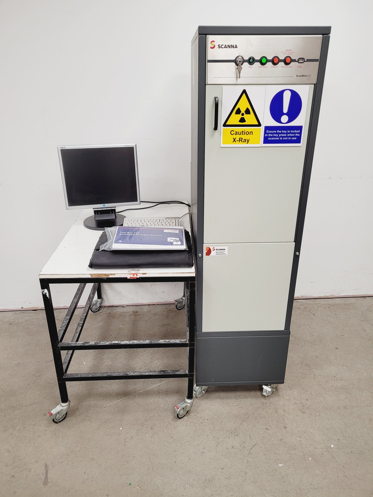 Scanna ScanMax 225 Mailroom Postal X-Ray Machine SMB225D2G20 Lab Faulty