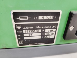 Thumbnail image of B Braun Potter S Homogenizer Type - 853304/0 Lab