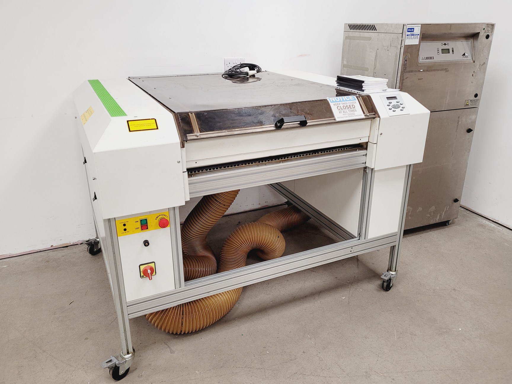 Image of CadCam Technology Laser Cutting System FB 7100 + Purex Laserex Fume Extractor 