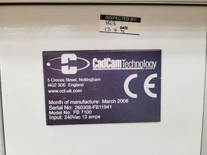 Thumbnail image of CadCam Technology Laser Cutting System FB 7100 + Purex Laserex Fume Extractor 
