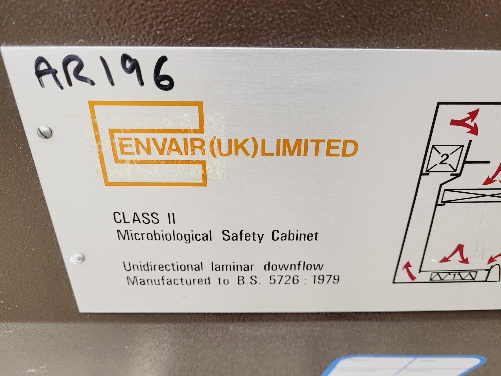 Image of Envair Class II Microbiological Safety Cabinet  Type - MSC/II/B4 Lab