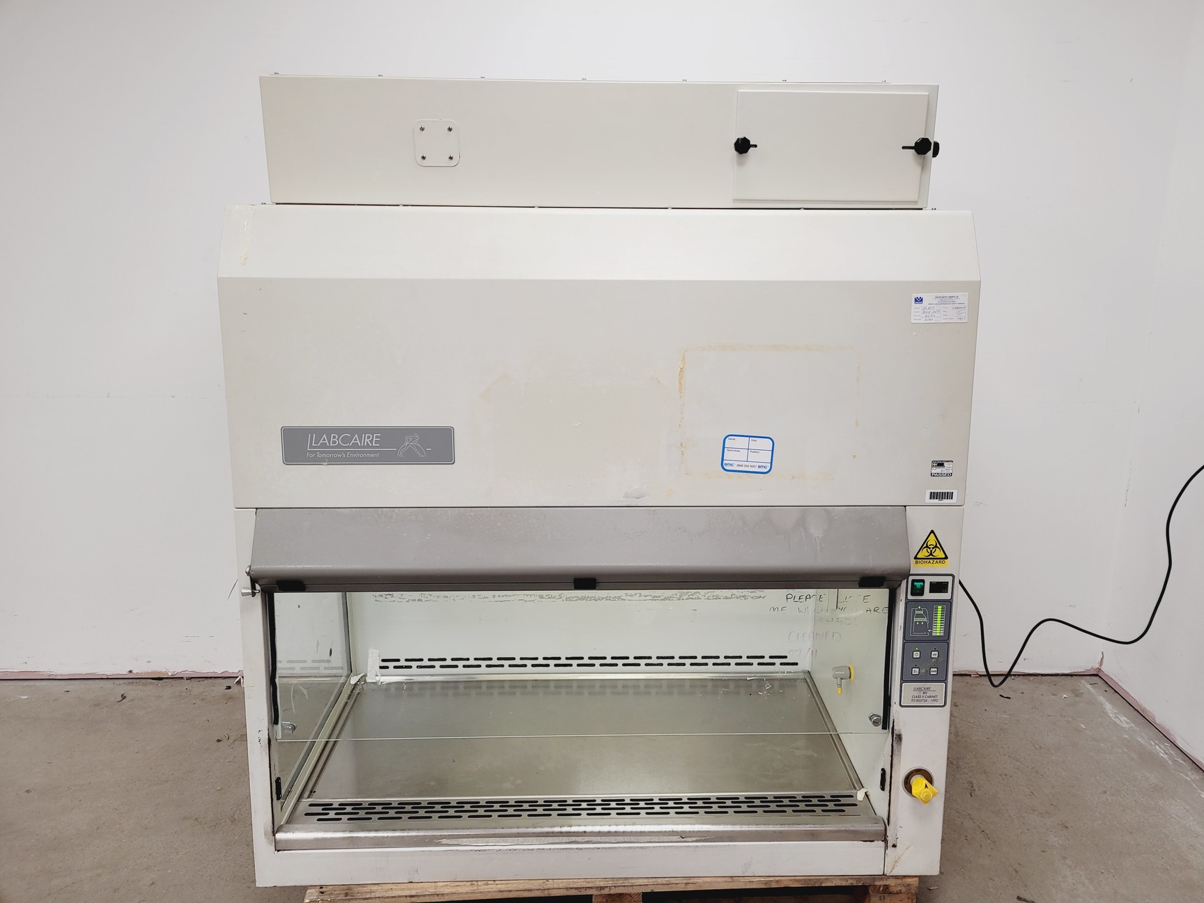 Image of Labcaire Model - BH12 Class II Biological Safety Cabinet Lab