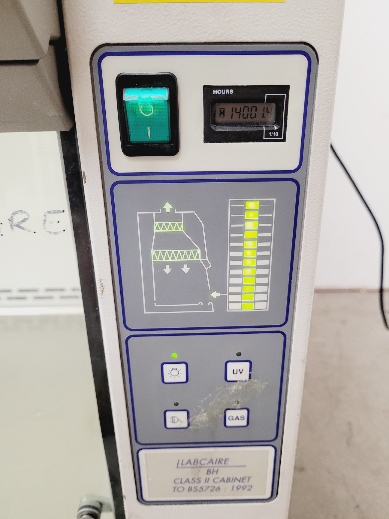 Image of Labcaire Model - BH12 Class II Biological Safety Cabinet Lab