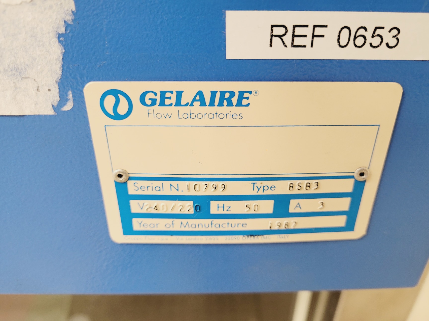 Image of Gelaire BSB-3A Class 1 Safety Cabinet - Lab 