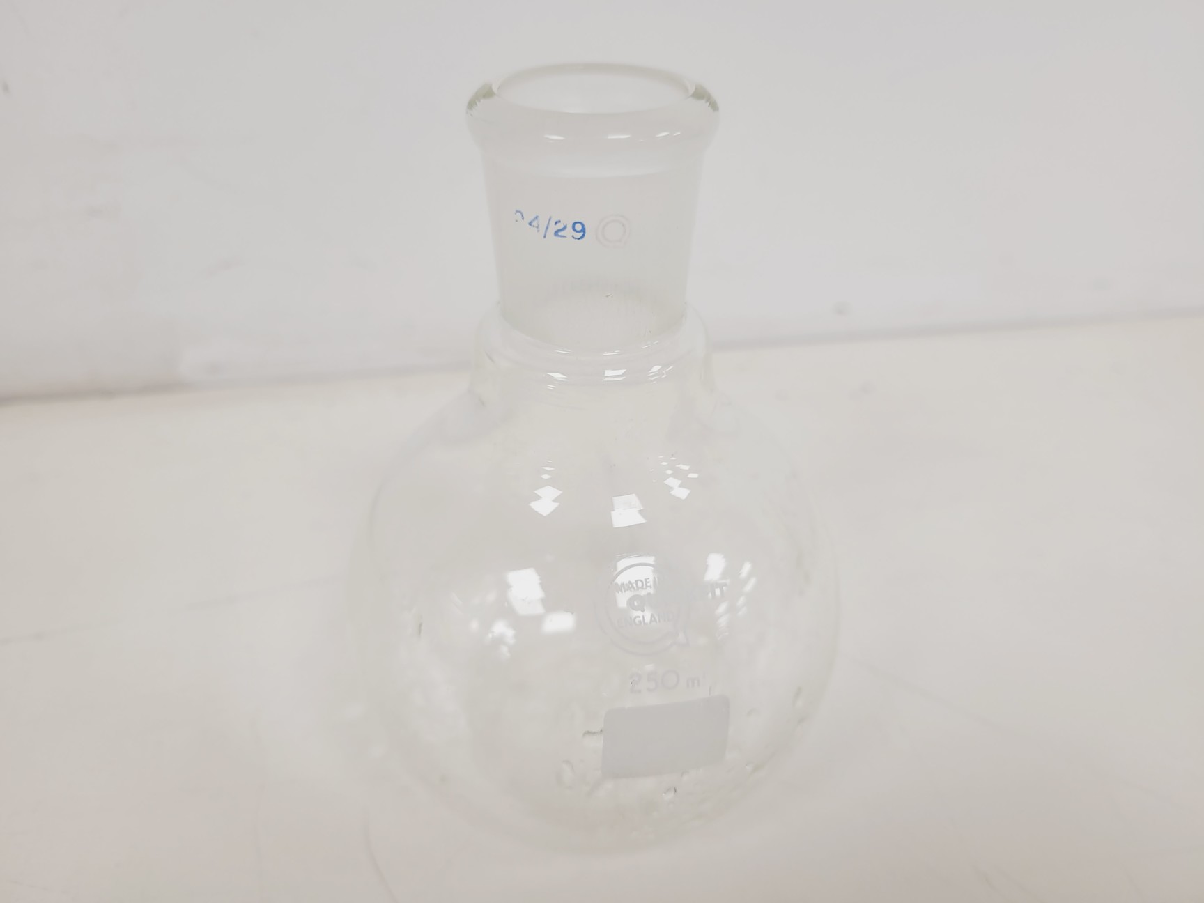 Image of Large Lot of 28 Laboratory Round Bottom Flange Flasks - Quickfit, Schott, Lab