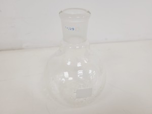 Thumbnail image of Large Lot of 28 Laboratory Round Bottom Flange Flasks - Quickfit, Schott, Lab