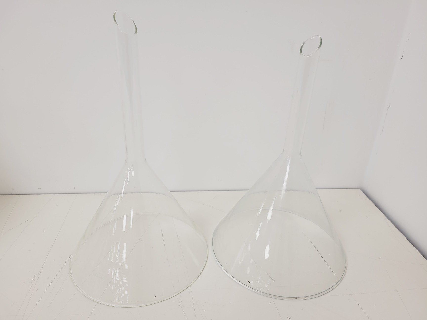 Image of Job Lot of Glass and Ceramic Lab Funnels Buchner, Dropping, Filter