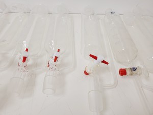 Thumbnail image of Large Lot of Distillation Laboratory Glassware - Jointed Tubes, Clamps Quickfit