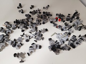 Thumbnail image of Large Lot of Distillation Laboratory Glassware - Jointed Tubes, Clamps Quickfit