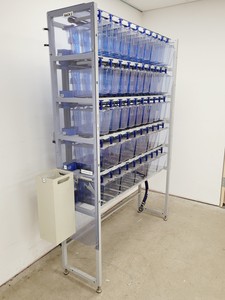 Thumbnail image of Tecniplast Quarantine Rack Fish Tank System ZebTEC & ZB1020MN2AB Power Box