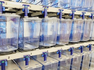 Thumbnail image of Tecniplast Quarantine Rack Fish Tank System ZebTEC  with ZB1020MN2AB Power Box