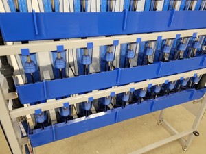 Thumbnail image of Tecniplast Quarantine Rack Fish Tank System ZebTEC  with ZB1020MN2AB Power Box