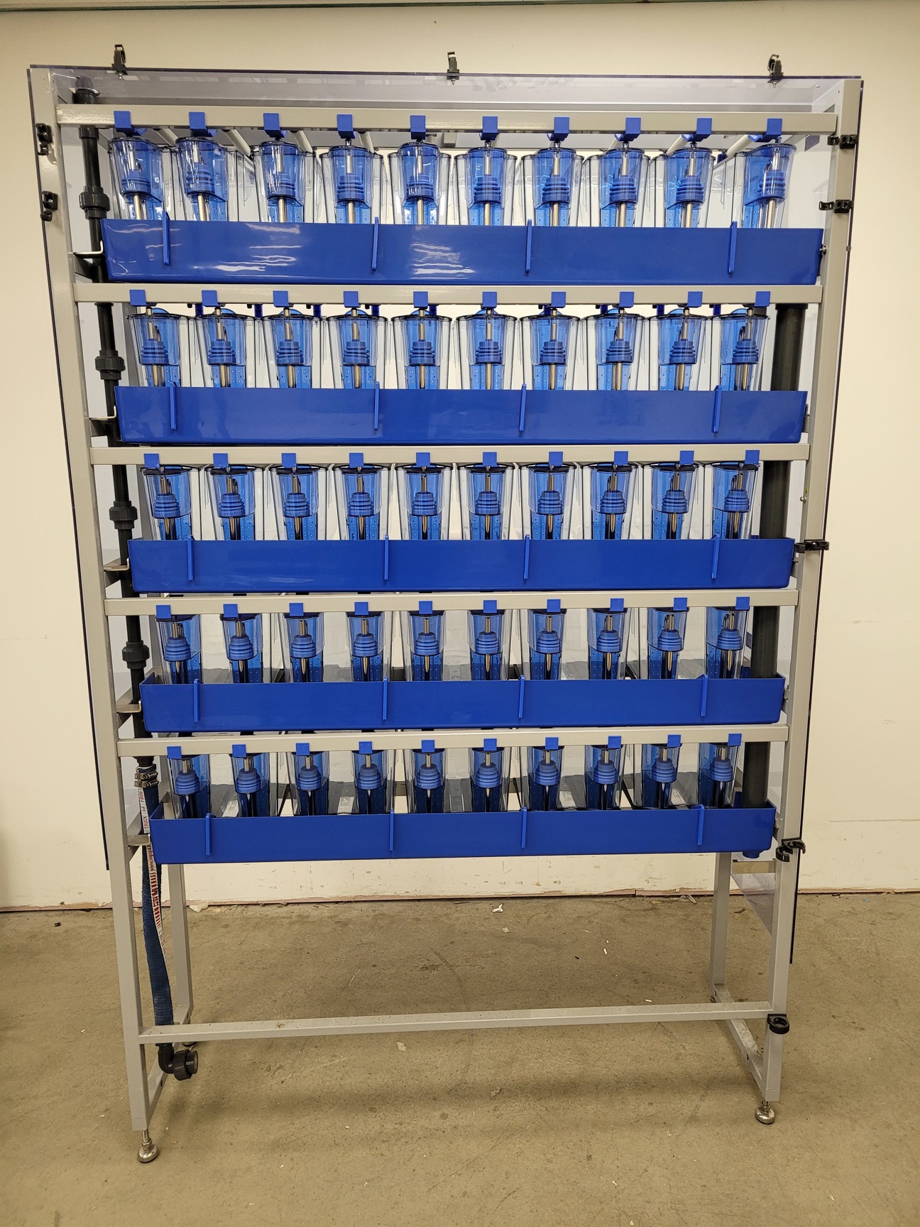 Image of Tecniplast Quarantine Rack Fish Tank System ZebTEC  with ZB1020MN2AB Power Box