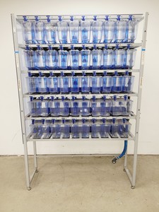 Thumbnail image of Tecniplast Quarantine ZebTEC Rack Fish Tank System with ZB1020MN2AB Power Box