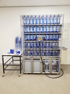 Thumbnail image of Tecniplast Quarantine ZebTEC Rack Fish Tank System with ZB1020MN2AB Power Box