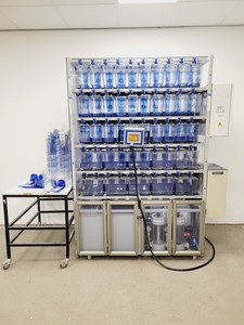 Thumbnail image of Tecniplast Quarantine ZebTEC Rack Fish Tank System with ZB1020MN2AB Power Box