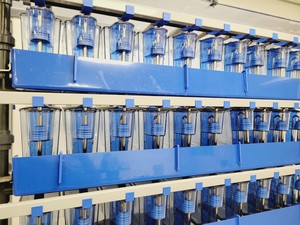Thumbnail image of Tecniplast Quarantine ZebTEC Rack Fish Tank System with ZB1020MN2AB Power Box