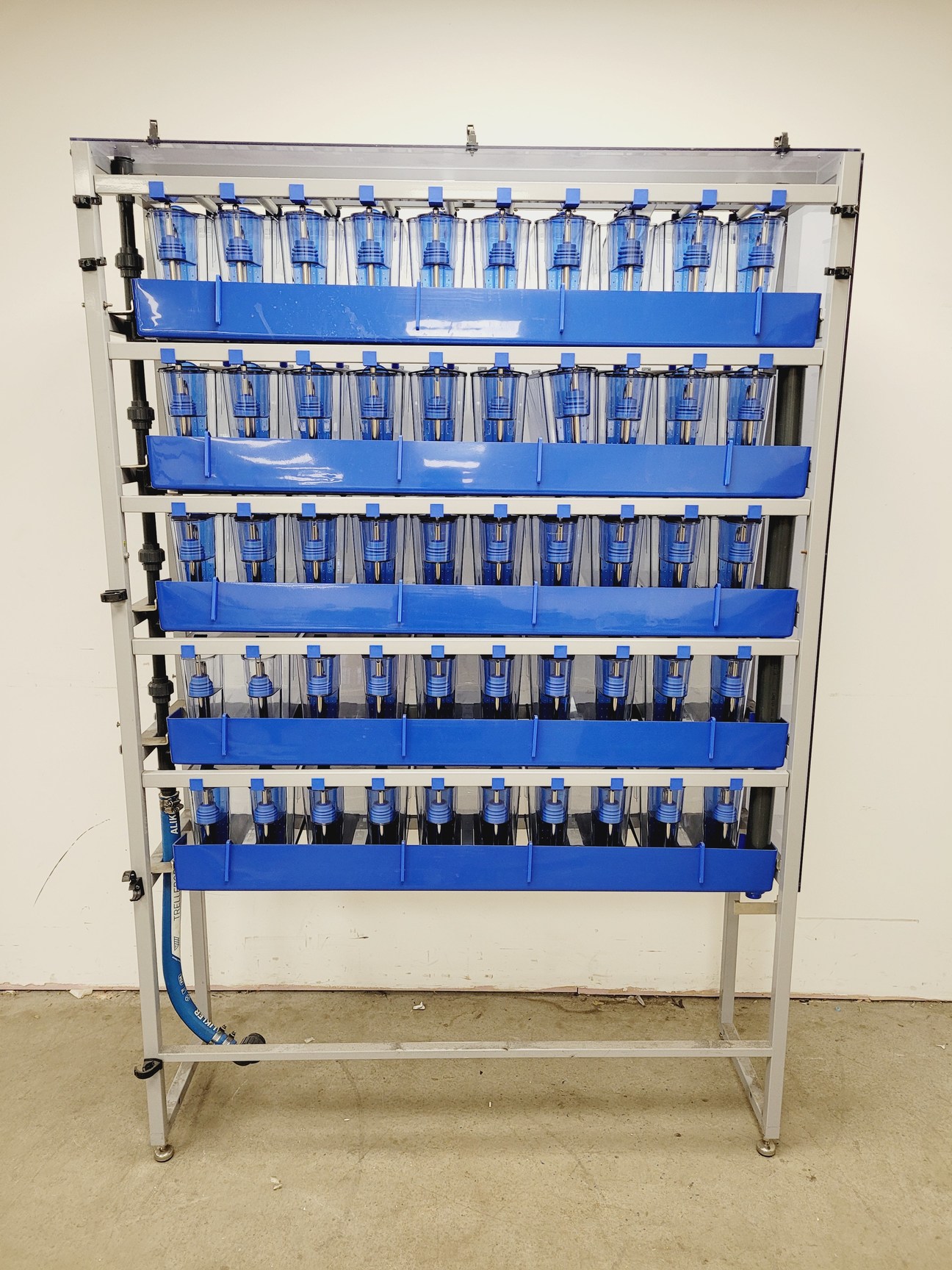 Image of Tecniplast Quarantine ZebTEC Rack Fish Tank System with ZB1020MN2AB Power Box