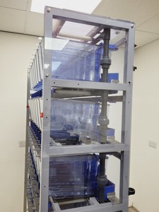 Thumbnail image of Tecniplast Quarantine ZebTEC Fish Tank Rack System with ZB2550SADX2 PSU 