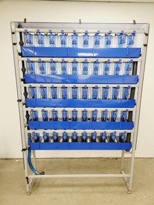 Thumbnail image of Tecniplast Quarantine ZebTEC Fish Tank Rack System with ZB2550SADX2 PSU 