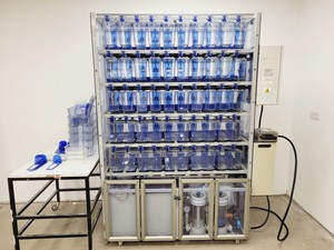 Thumbnail image of Tecniplast Quarantine ZebTEC Fish Tank Rack System & ZB2550SADX2 PSU 