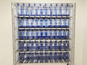 Thumbnail image of Tecniplast Quarantine ZebTEC Fish Tank Rack System & ZB2550SADX2 PSU 