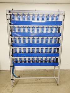 Thumbnail image of Tecniplast Quarantine ZebTEC Fish Tank Rack System & ZB2550SADX2 PSU 