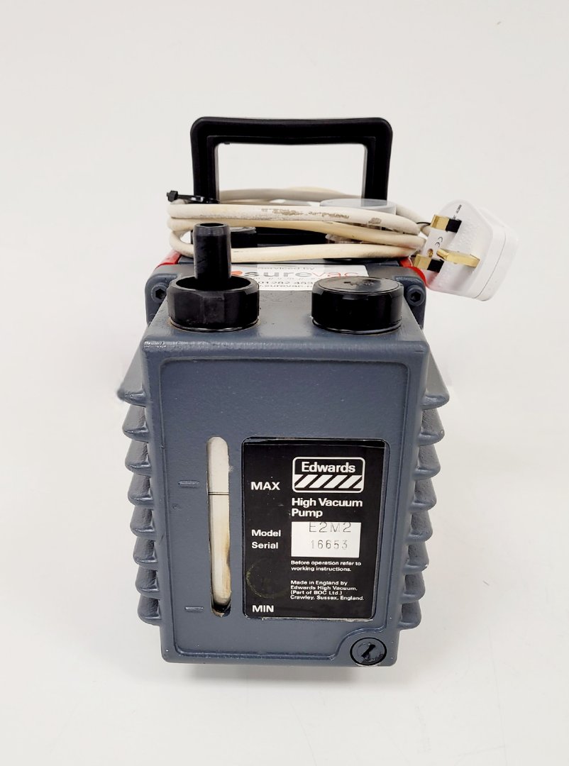 Image of Edwards 2 Two Stage Rotary Vane High Vacuum Pump E2M2 Lab