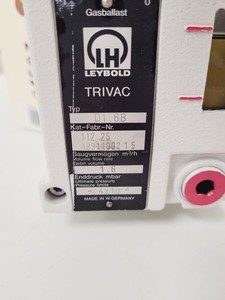 Thumbnail image of Leybold Trivac Rotary Vane Vacuum Pump  Type - D1 6B Lab