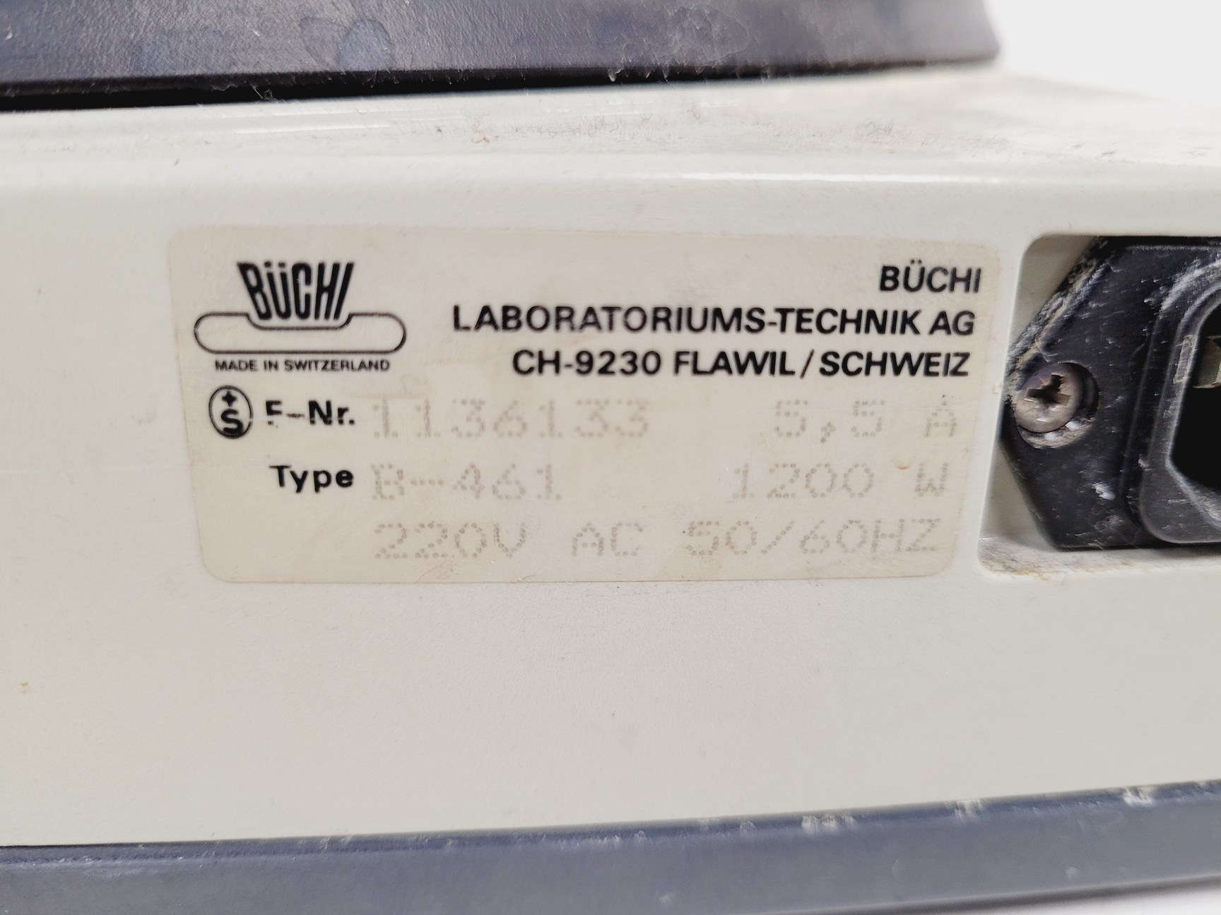 Image of Buchi RE111 Rotavapor Rotary Evaporator & 461 Water Bath Lab