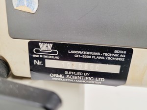 Thumbnail image of Buchi RE111  Rotavapor Rotary Evaporator & 461 Water Bath Lab