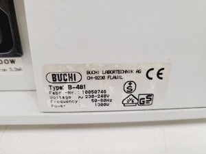 Thumbnail image of Buchi Rotavapor Rotary Evaporator RE111 & B-481 Water Bath Lab