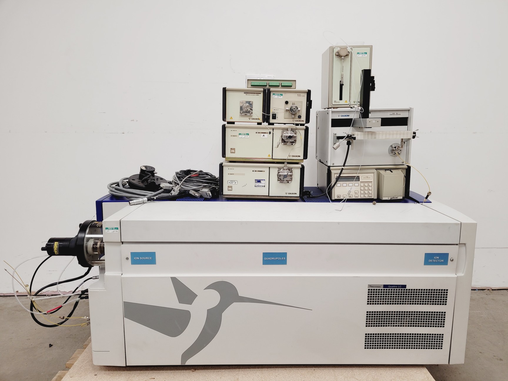 Image of Micromass Quattro LC Triple Quad Mass Spectrometer System & Gilson Modules Lab