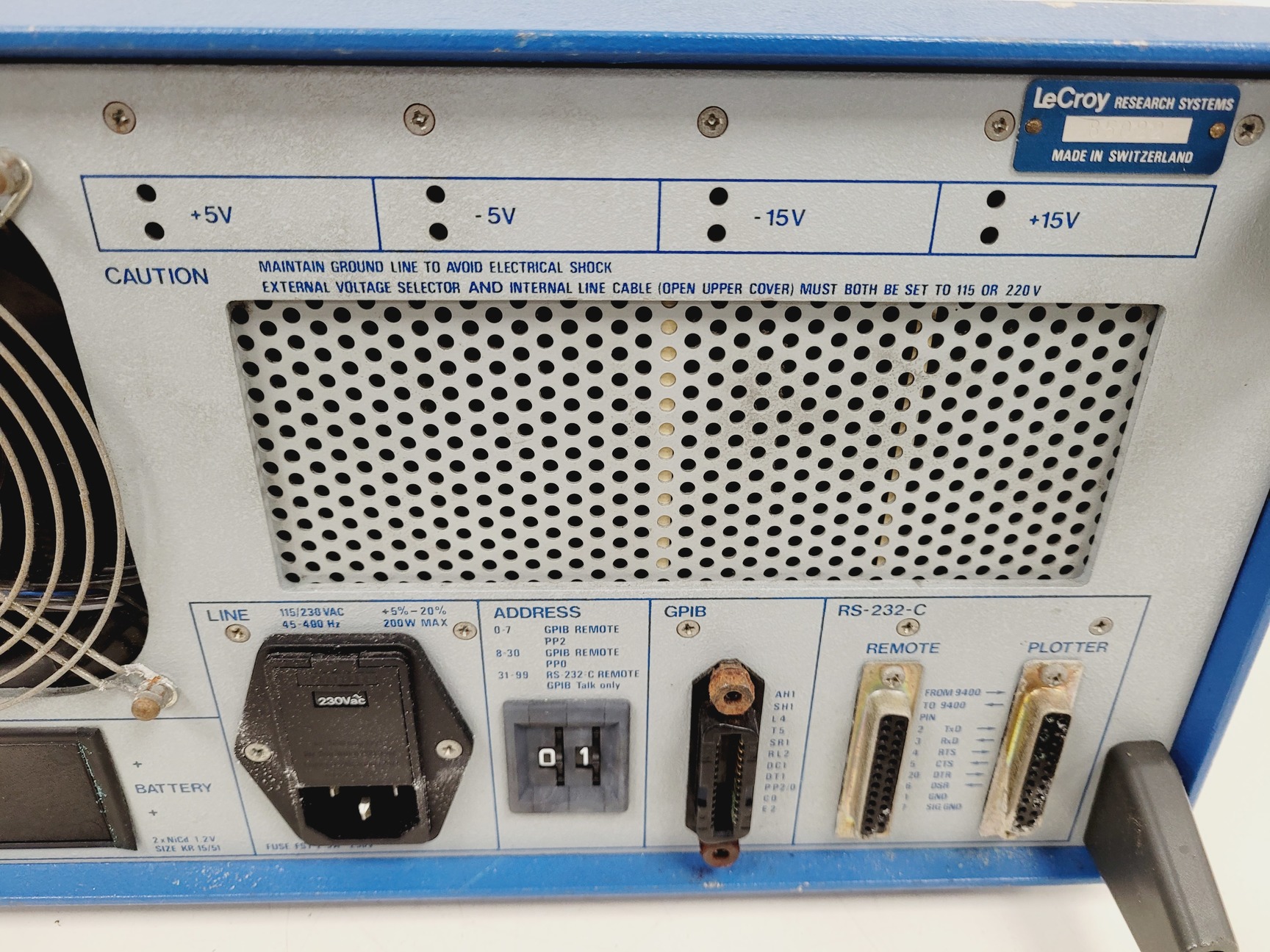 Image of Lecroy 9400 Dual 125 MHz Digital Oscilloscope Lab
