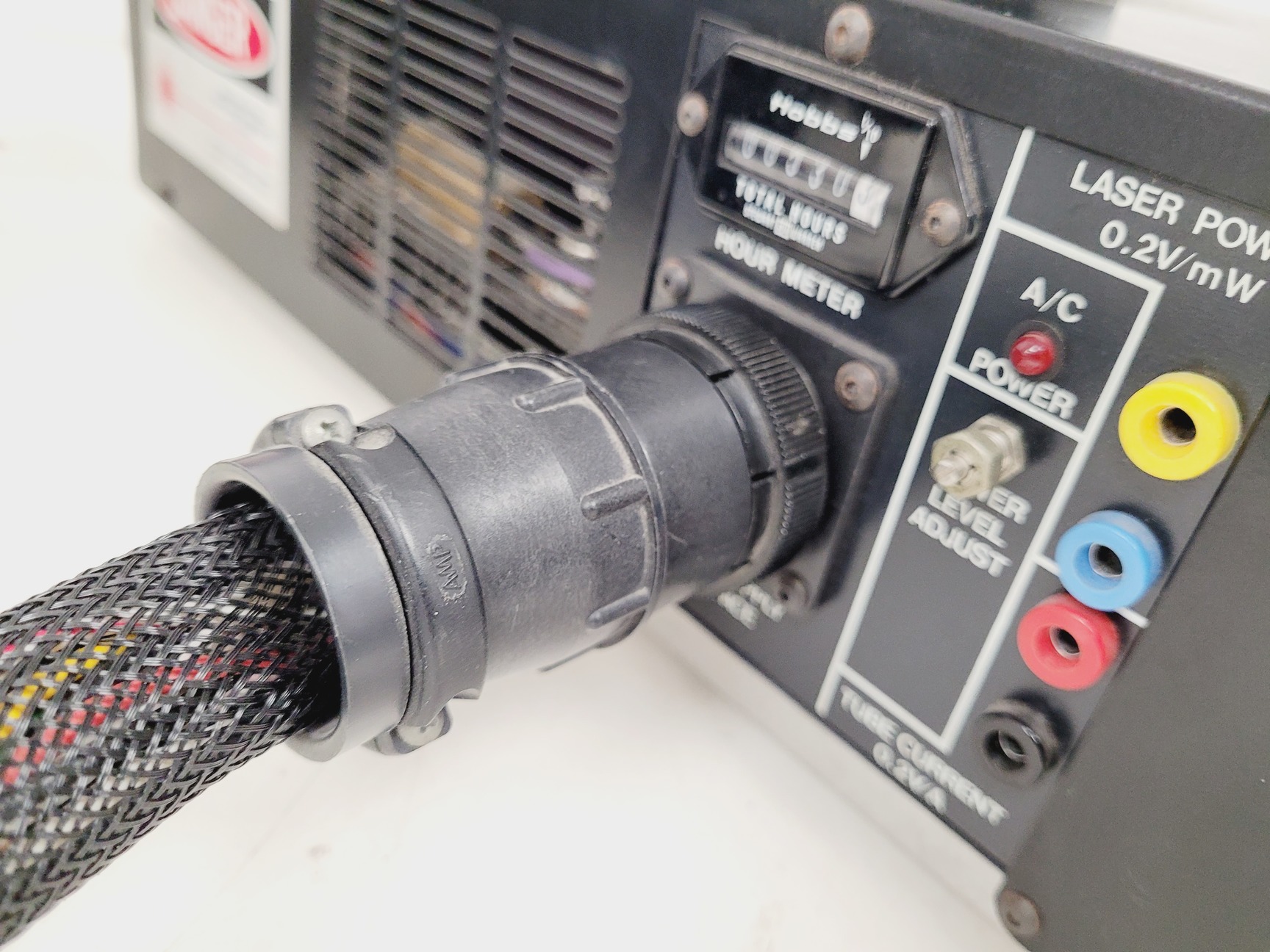 Image of Omnichrome Air-Cooled Argon Laser Head  Model - 532 with 155 Power Supply Lab