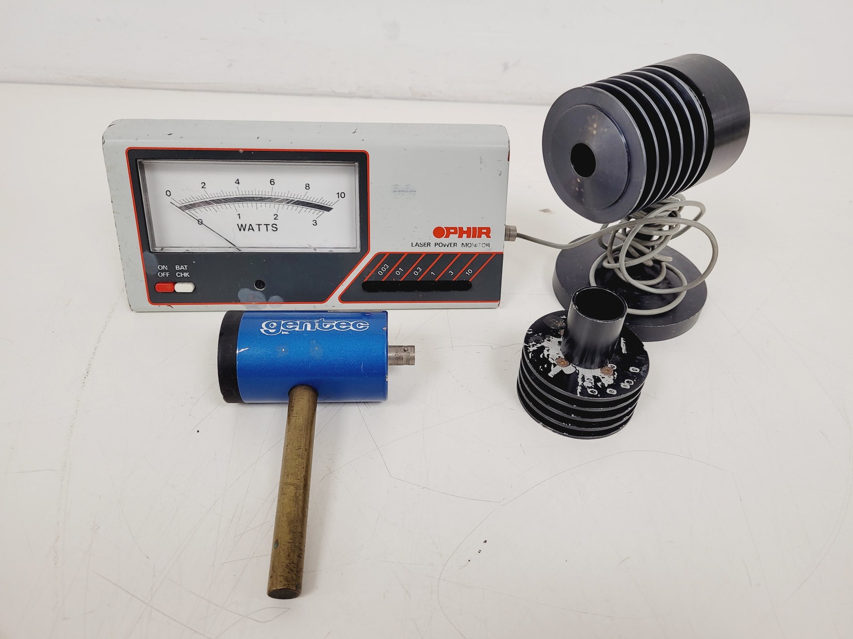 Image of Ophir Laser Power Monitor with Gentee Joulemeter ED-200 Lab