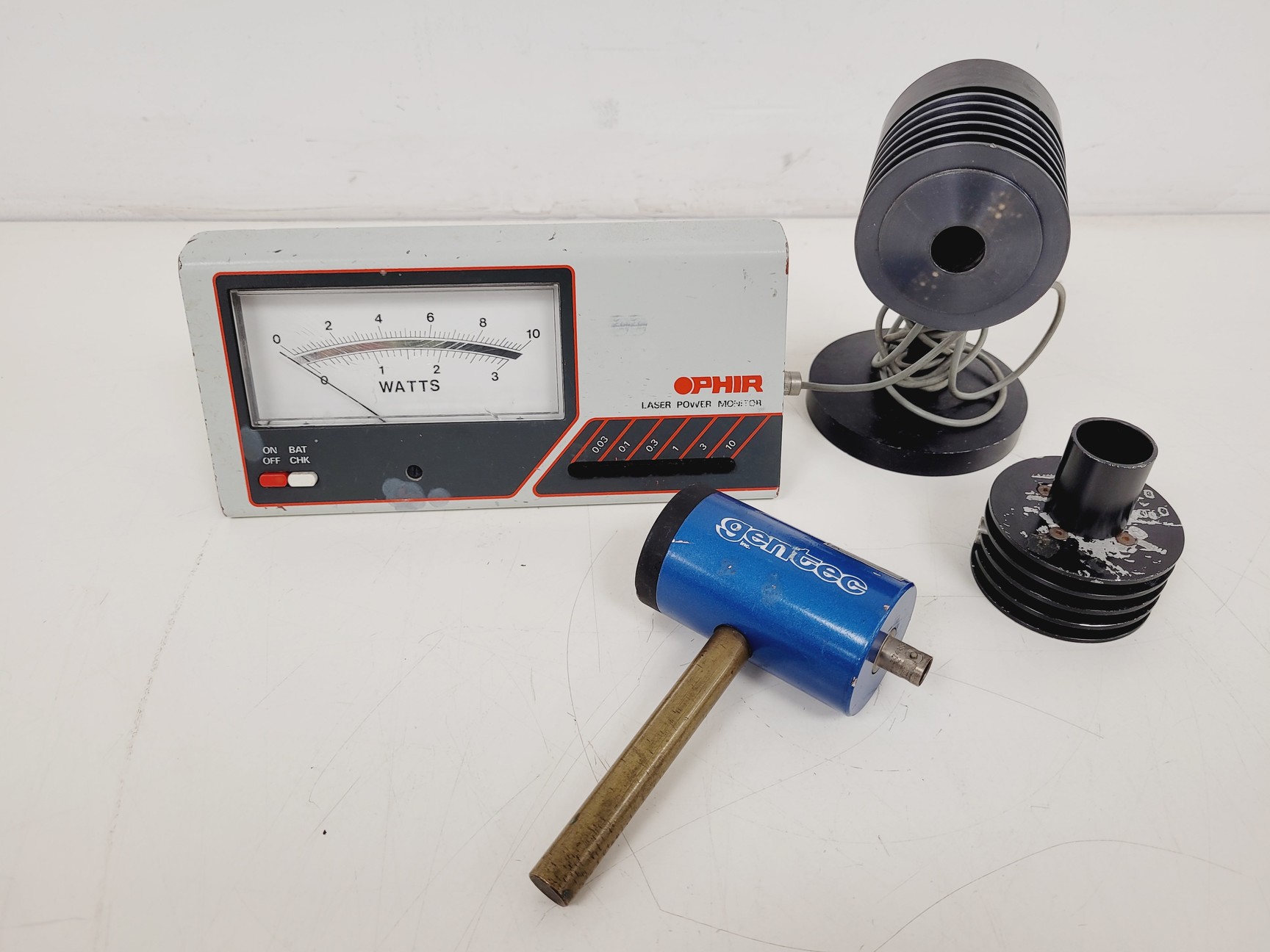 Image of Ophir Laser Power Monitor with Gentee Joulemeter ED-200 Lab