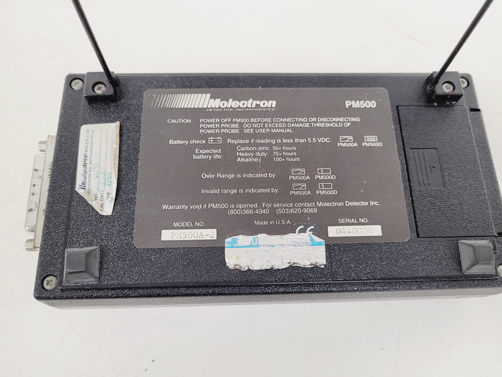 Image of Molectron Powermax PM500A-2 Laser Power Meter  Lab