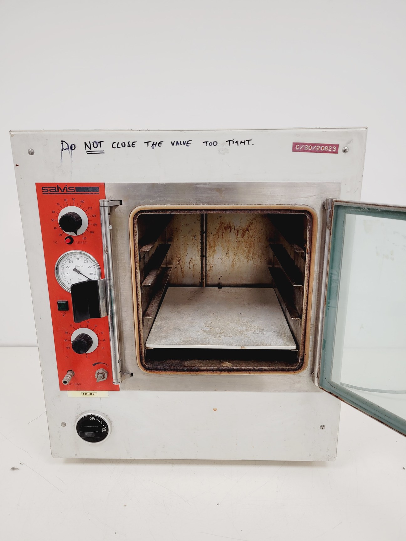 Image of Salvis Laboratory Vacuum Oven  Type - KVTS 11 Lab