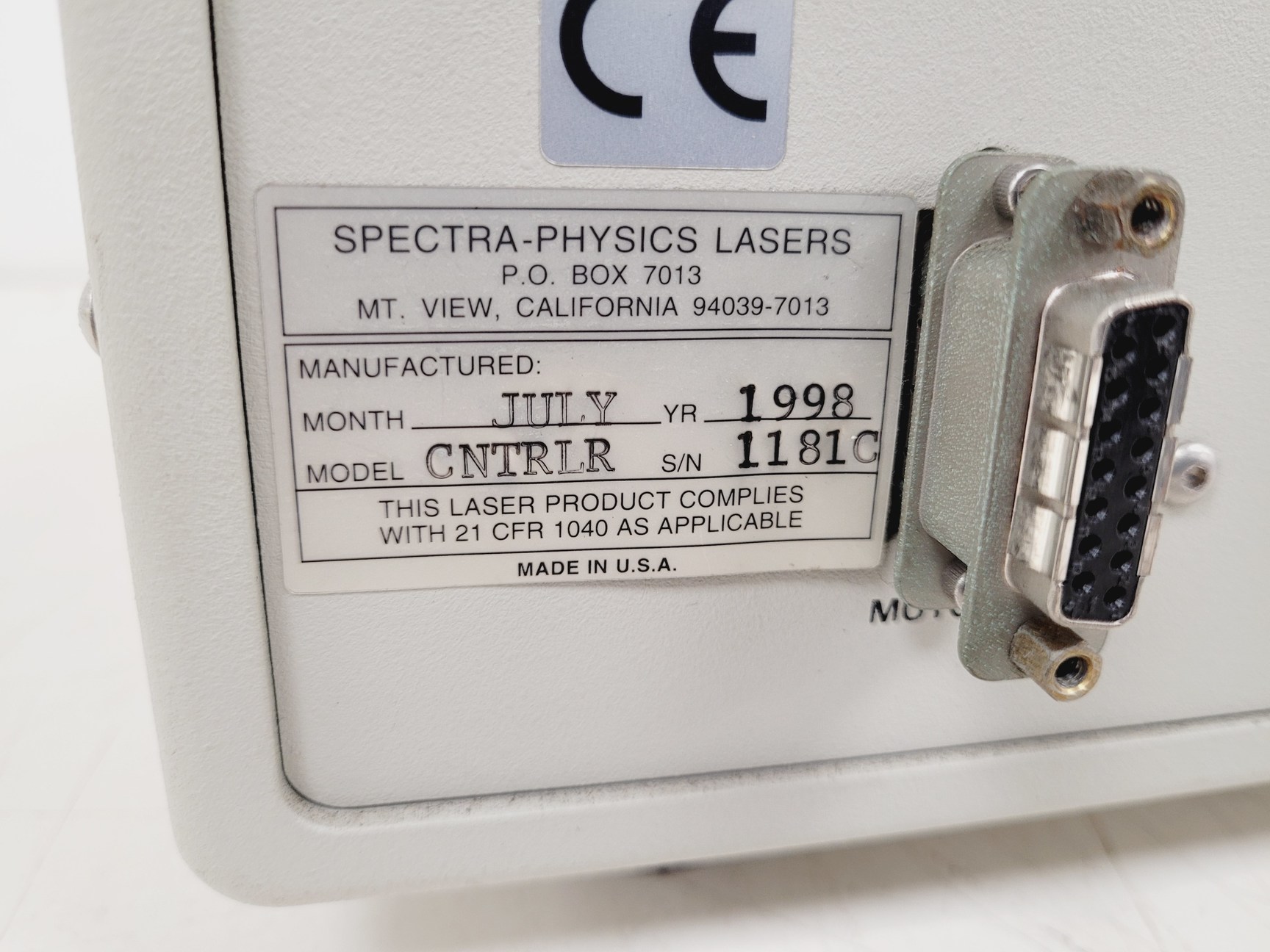 Image of Spectra-Physics Quanta-Ray Laser  Model - GCR-270 with Controller & Power Supply