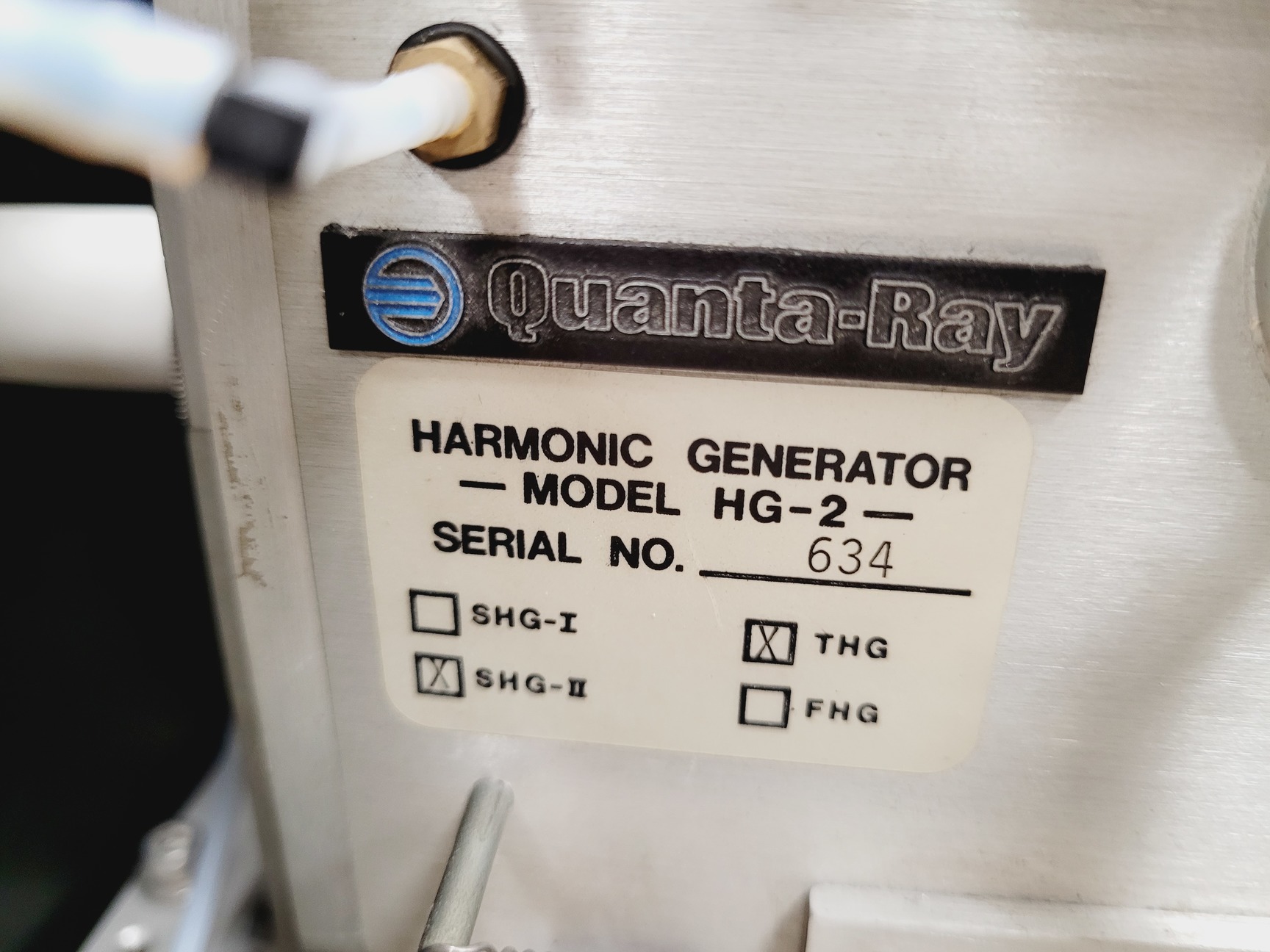Image of Spectra-Physics Quanta-Ray Laser  Model - GCR-270 with Controller & Power Supply