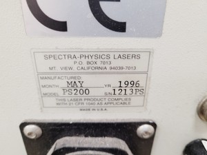 Thumbnail image of Spectra-Physics Quanta-Ray Laser  Model - GCR-270 with Controller & Power Supply