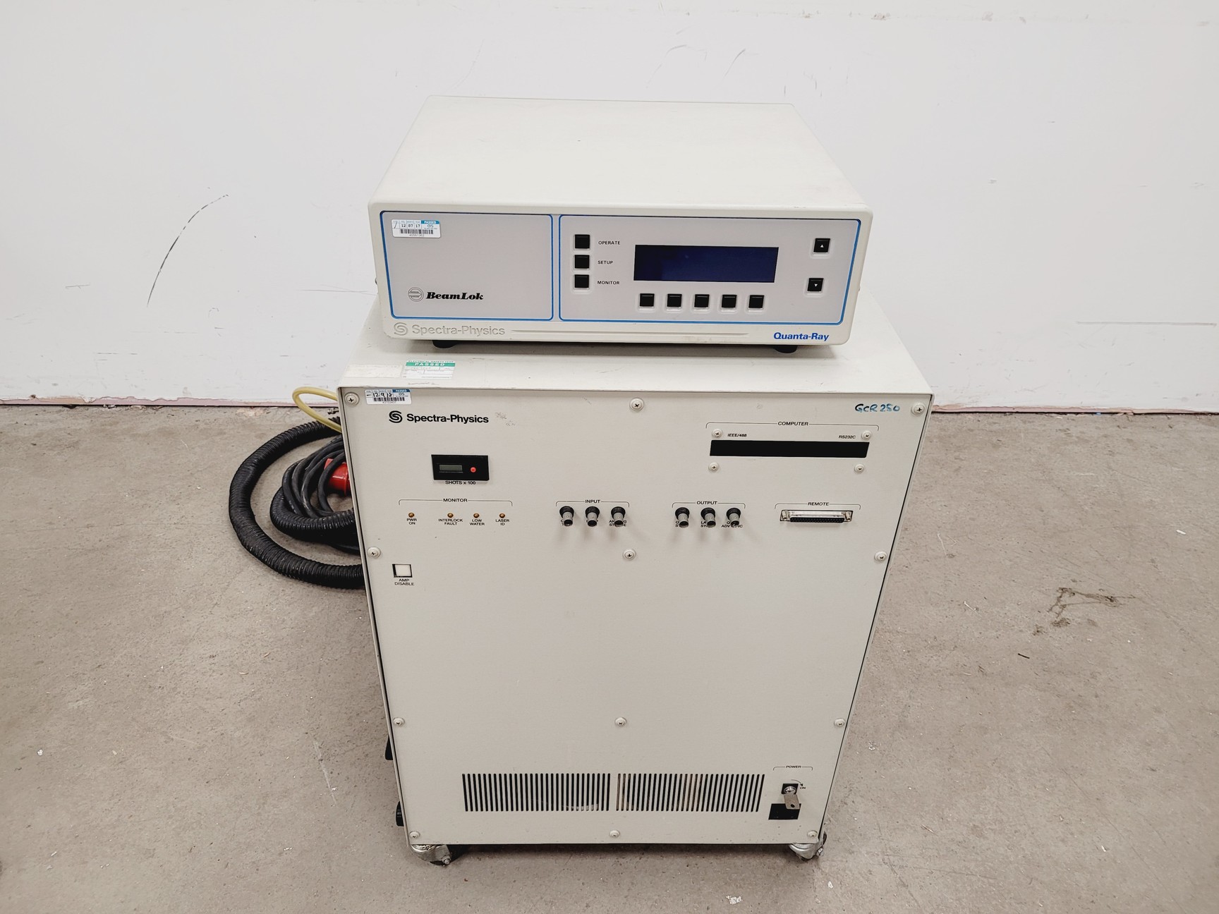 Image of Spectra-Physics Quanta-Ray Laser  Model - Pro 250 w/ Controller & Power Supply 