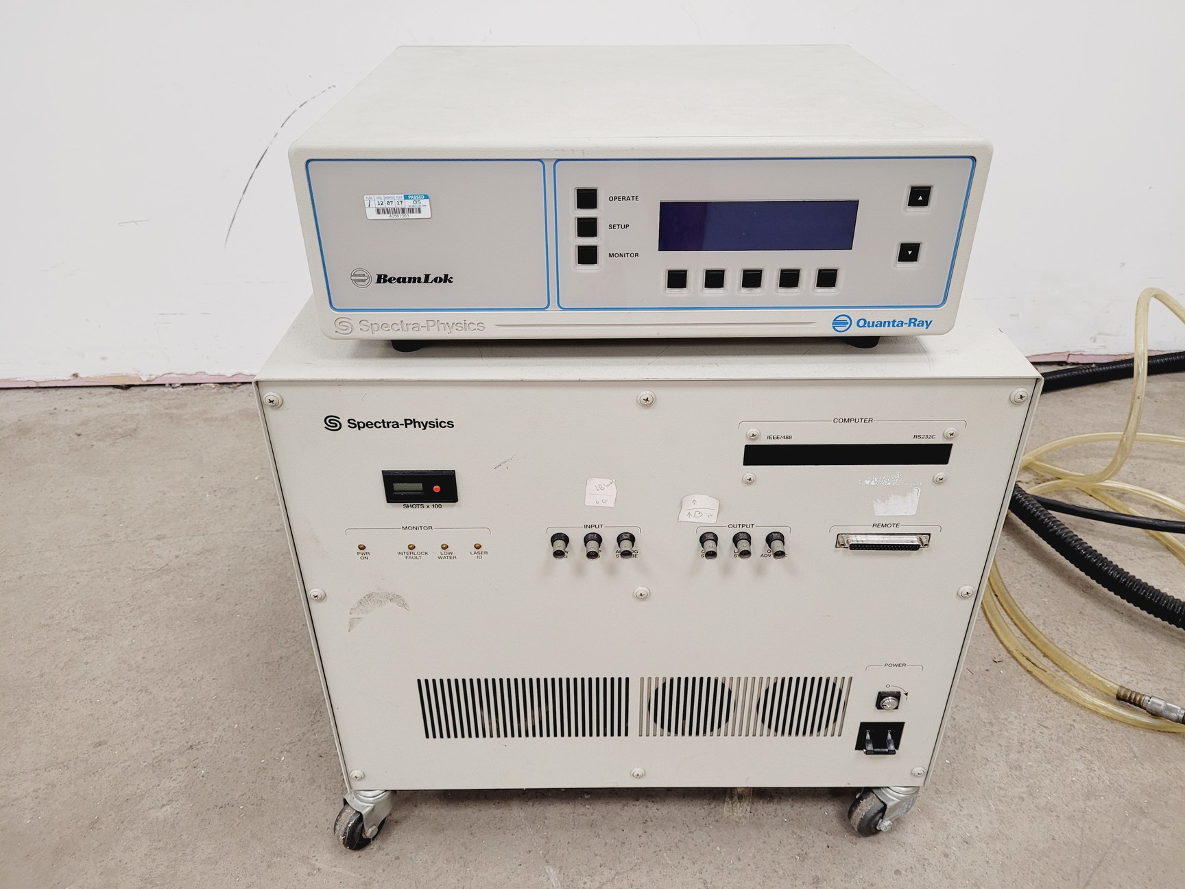 Image of Spectra-Physics Quanta-Ray Laser  Model - P190-10 with Power Supply & Controller