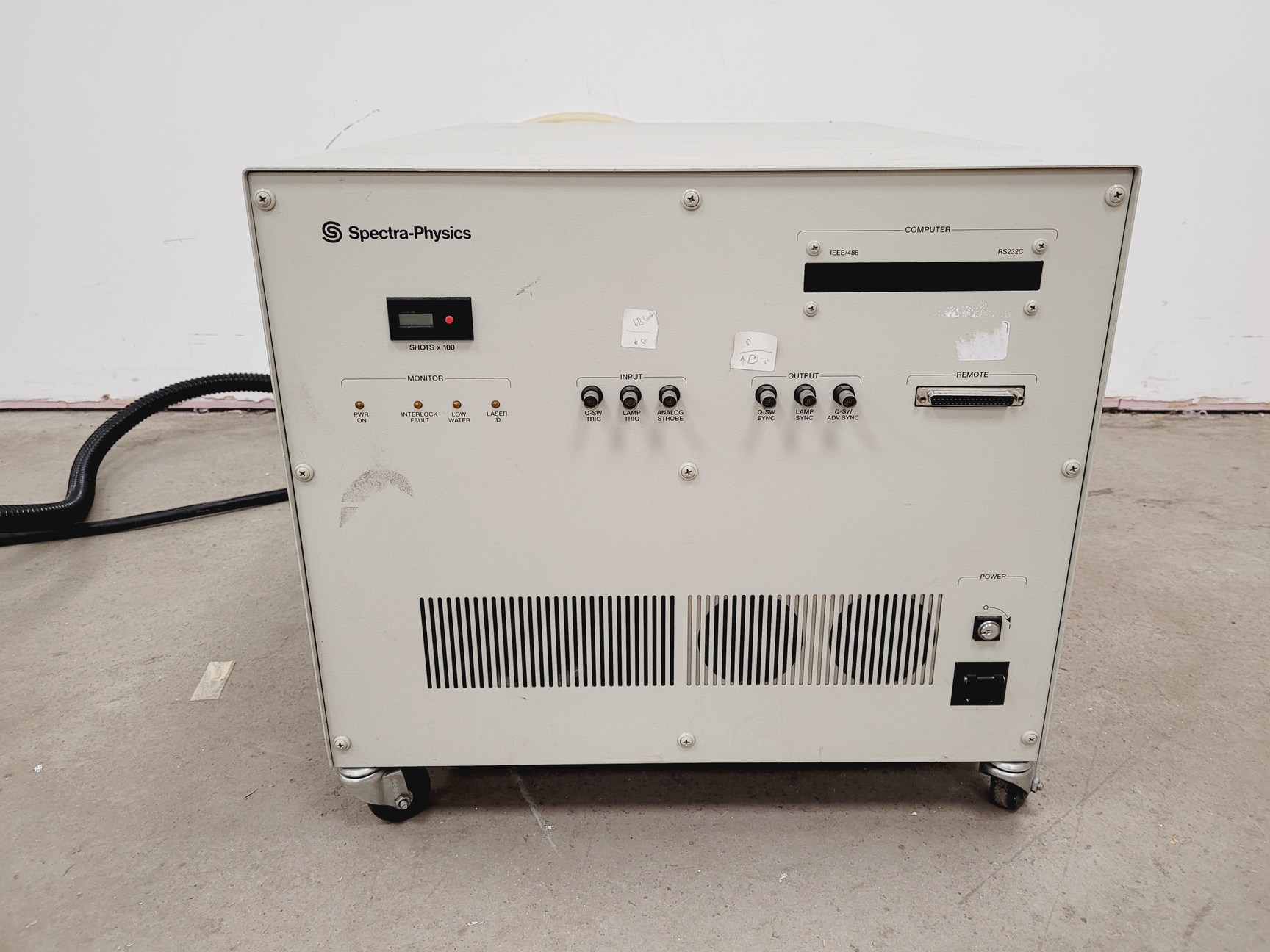 Image of Spectra-Physics Quanta-Ray Laser  Model - P190-10 with Power Supply & Controller