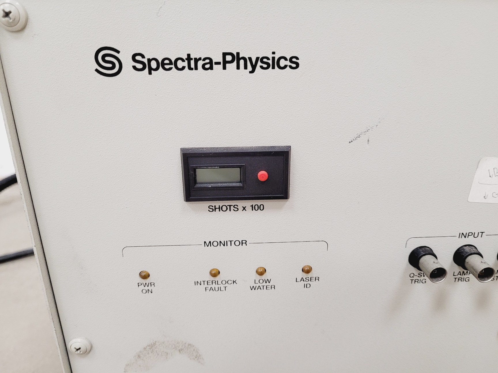 Image of Spectra-Physics Quanta-Ray Laser  Model - P190-10 with Power Supply & Controller